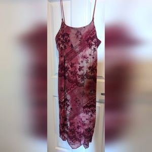 Burgundy dress